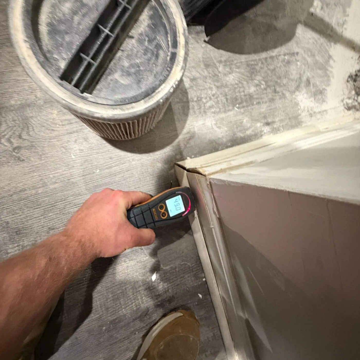 Certified restoration crew at work on Connersville residence